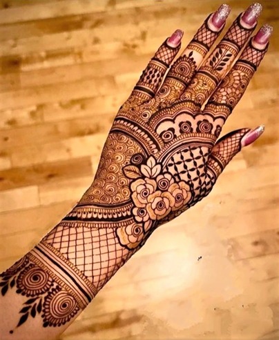 Most Beautiful Easy Mehndi Design for Hands | New Mehndi Design Back Han...  | Mehndi designs for fingers, Mehndi designs for beginners, Mehndi designs  for hands