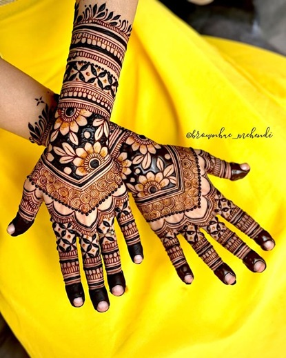 Top 50 Beautiful Back Hand Mehndi Designs for an Attractive Look - Blog ...