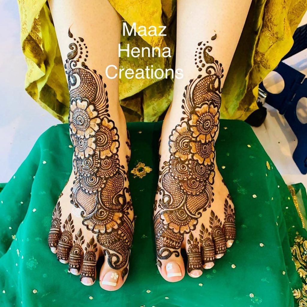 Bride Henna Arabic Half Hand & Feet Simple – Afrina Beauty