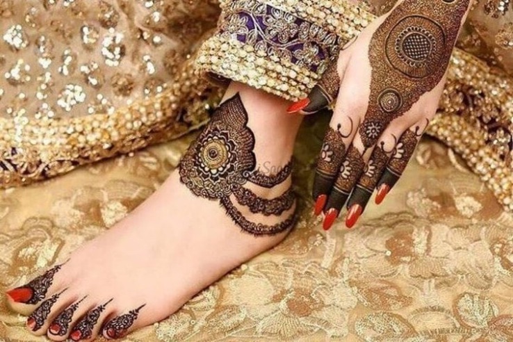 Henna Designs — mehndidesigner: One of my simple bridal designs...