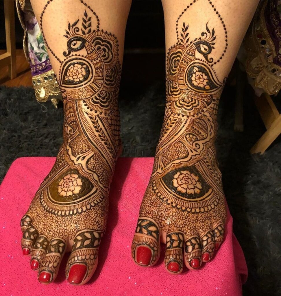 50+ leg mehndi design images to check out before your wedding! | Bridal  Mehendi and Makeup | Wedding Blog